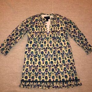 Oscar de la Renta floral girls dress very lightly used like new size 4 years